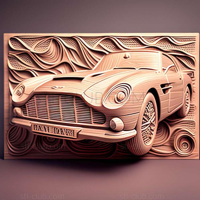 3D мадэль Aston Martin DB5 (STL)